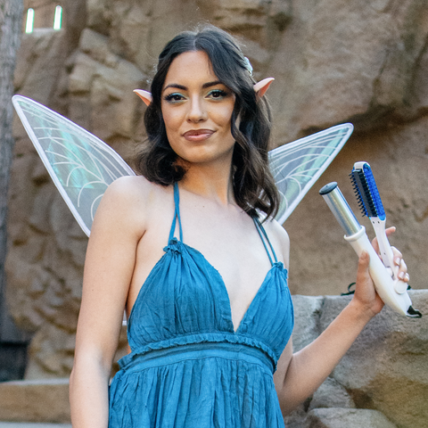 Water Sign Fairy holding MAX PRIME WET TO DRY